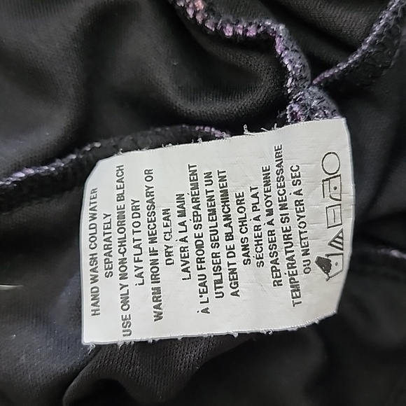 Ricki's Sleeveless Tiered Sheath Sleeveless Dress Purple Black  Lined Stretch XL - Picture 10 of 15